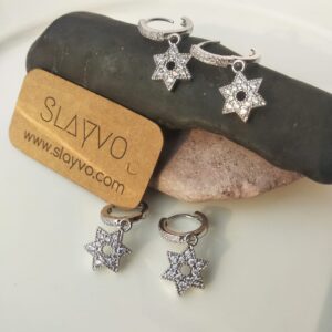 Xuping Crystal Star zircon Drop Earrings