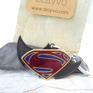 Batman vs Superman Rolling Metal Key Chain