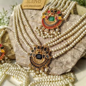 Multani Nakshi Nagina Choker Set