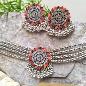 Singhaar Meena Choker Set