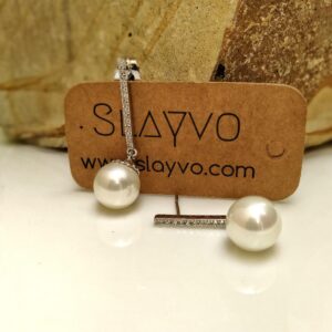 Xuping Silk Pearl Drop Earrings