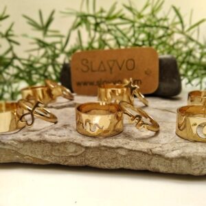 Trendy Pair Rings (Golden)