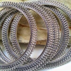 Jaipuri German Silver Kingri Kangan