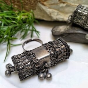 Indian Oxidized Gohar Ring