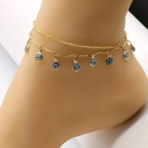 Crystal Evil Eye Anklet / Bracelet
