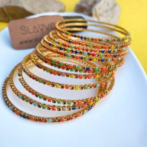 Indian Sat’Rangi Metal Bangles