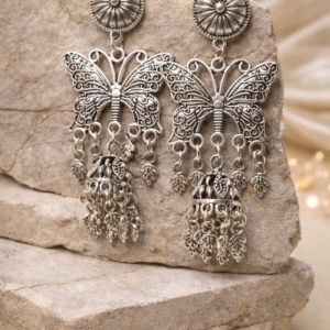 Indian Titli-Bahar Jhumka Earrings