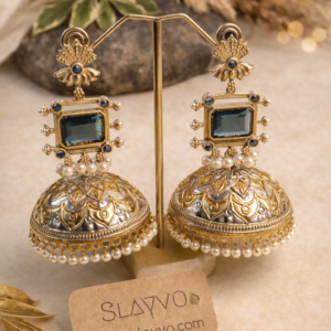 Indian Oxidized Jahan’Aara Jhumkay