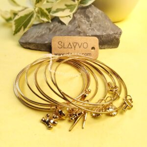 Metal Shapes Hanging Bangles