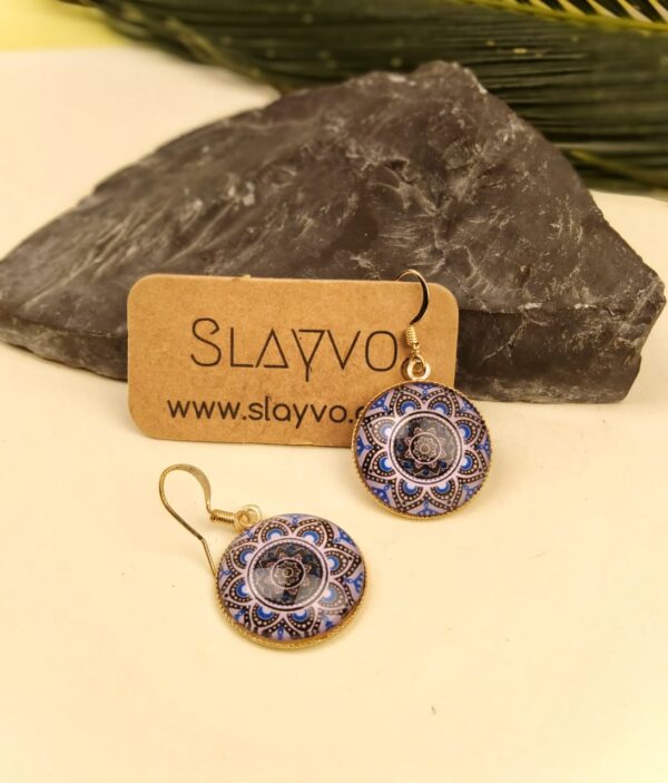 Boni Abstract Resin Earrings - Image 2