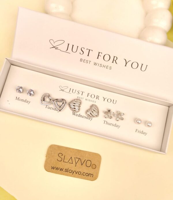 Pure Zircon Korean Studs (D3)