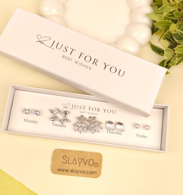 Pure Zircon Korean Studs (D1)