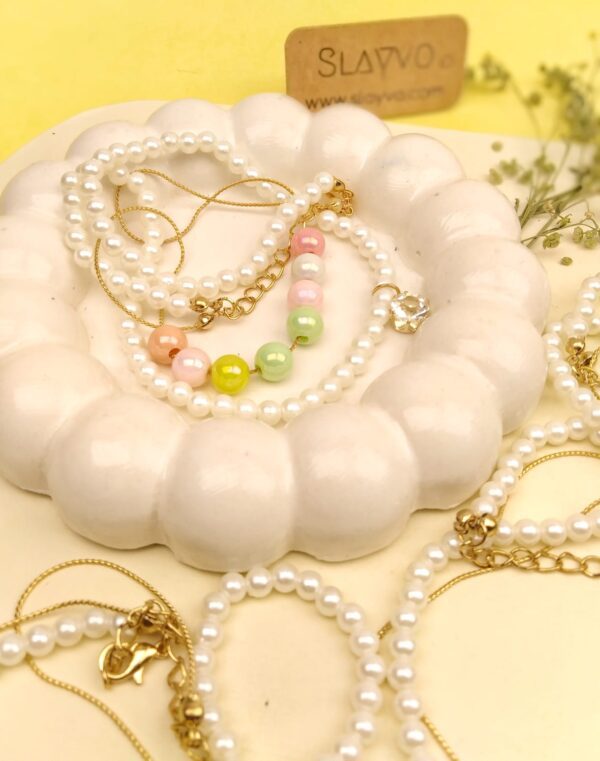 Daisy Princess Pearl Necklace - Image 2