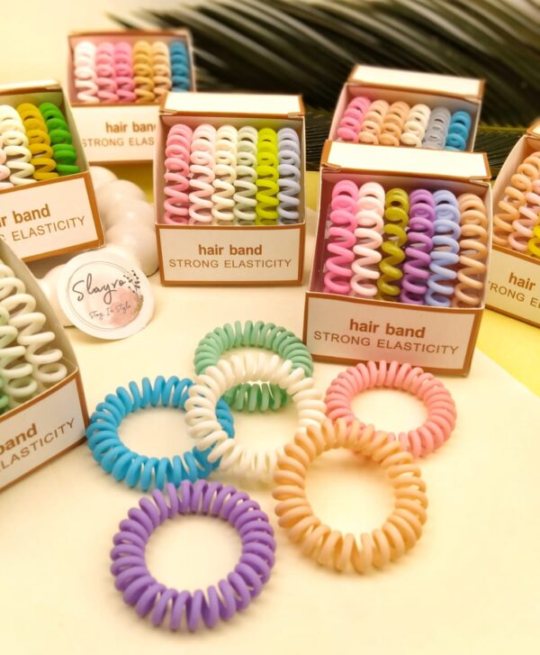 Spiral Elastic Hair Ponies