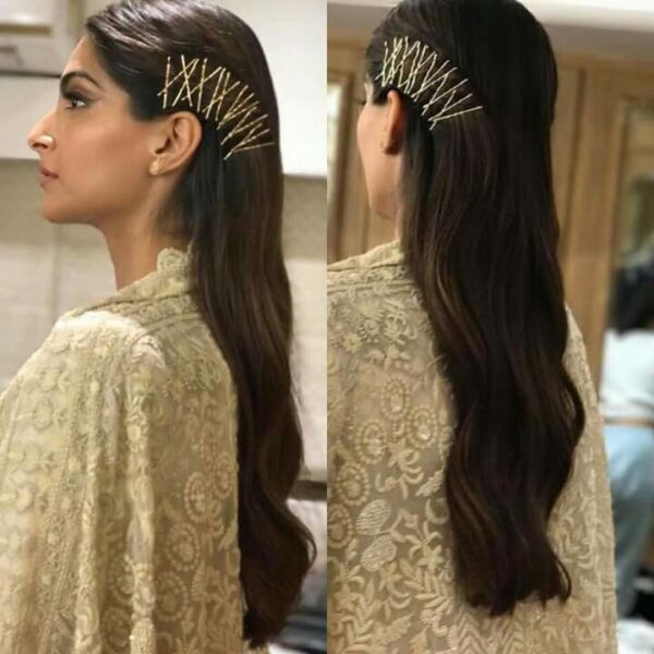 Gold Metallic Bobby Pins - Image 2