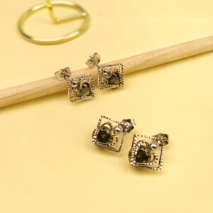 Xuping 3D Heart Zircon Studs
