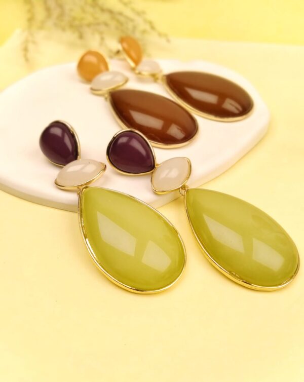 Dazzle Marble Earrings