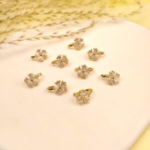Chrome Plated Korean Nose Cuff (Jasmine)