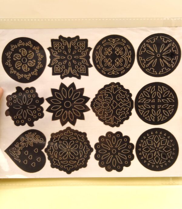Reuseable Mehndi Stickers/Tattoos
