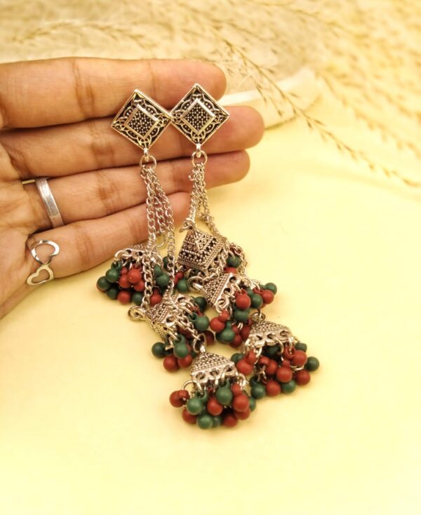 Falak Jhumka Earrings - Image 4