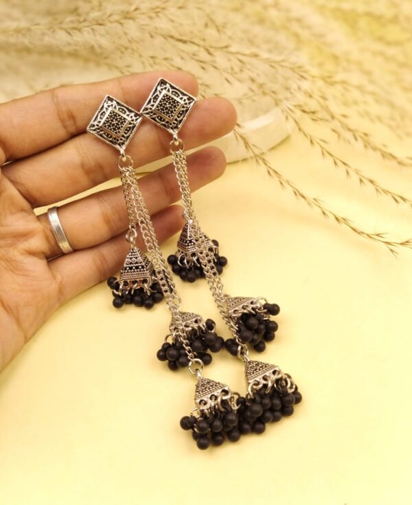 Falak Jhumka Earrings - Image 2