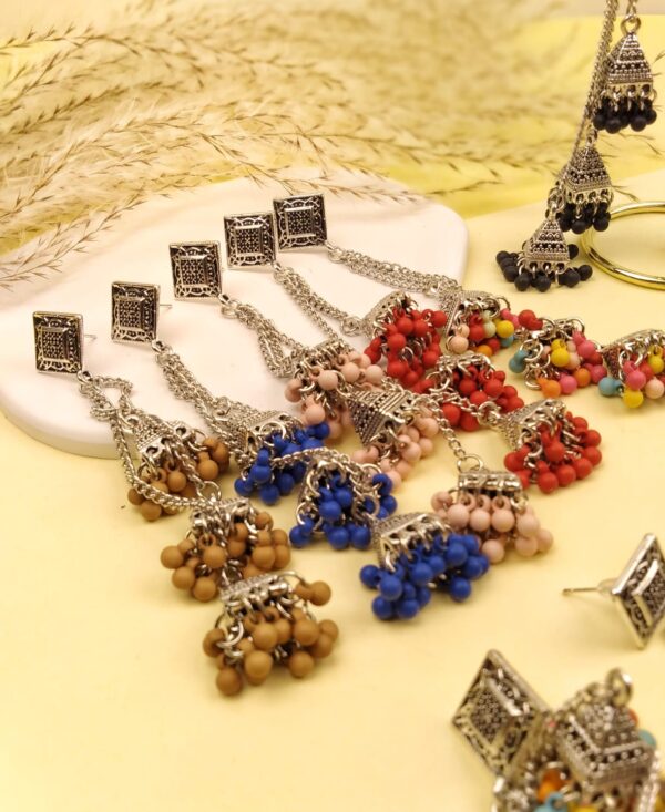 Falak Jhumka Earrings - Image 3