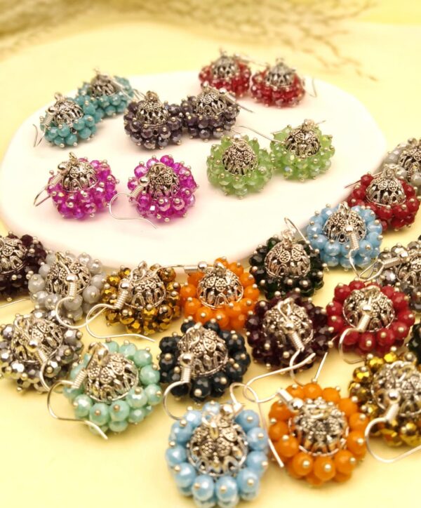 Dil-Awaiz Crystal Jhumkay