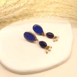 Afghan Bano Studs (Blue)