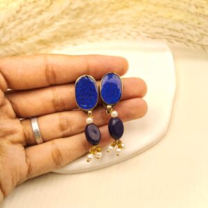 Afghan Bano Studs (Blue)