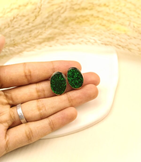 Afghan Mona Studs (Hara Rang)