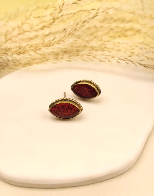 Afghan Mona Studs (Laal Pati)