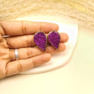 Afghan Mona Studs (Purple Nagh)