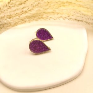 Afghan Mona Studs (Purple Nagh)
