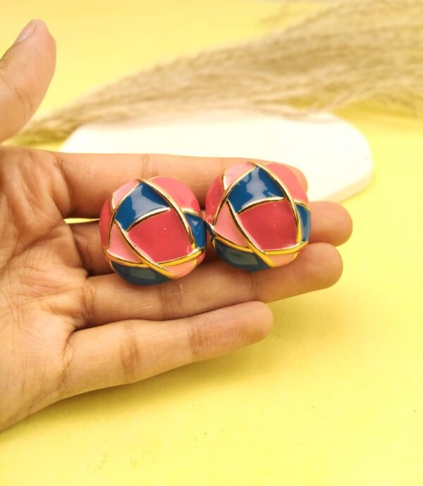 Polka Resin Studs - Image 2