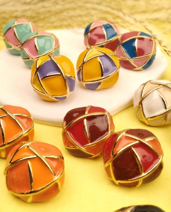 Polka Resin Studs - Image 3