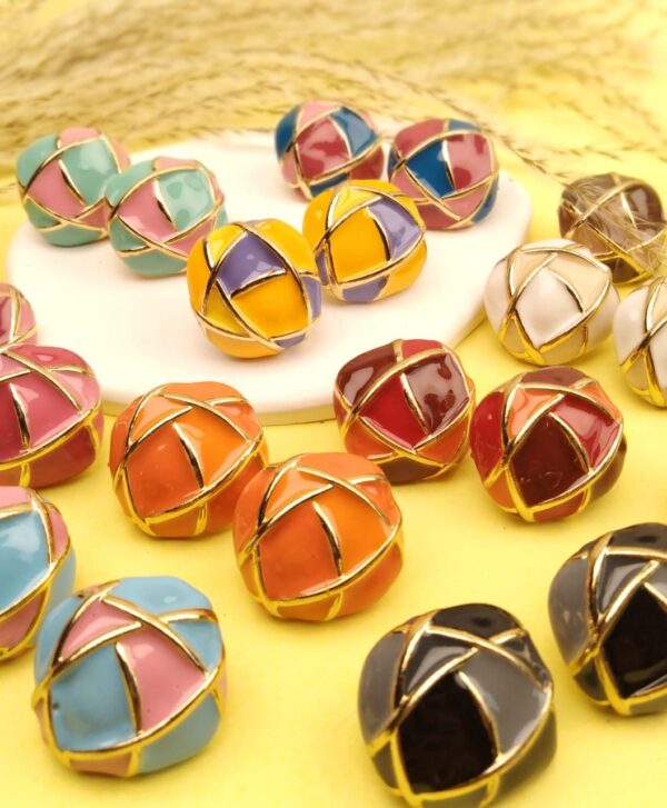 Polka Resin Studs