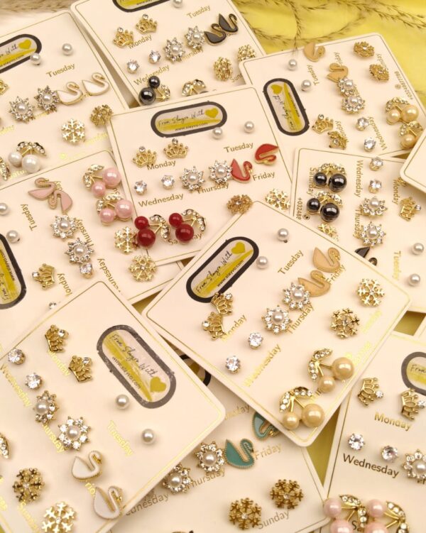 Cherry Metal Studs Card