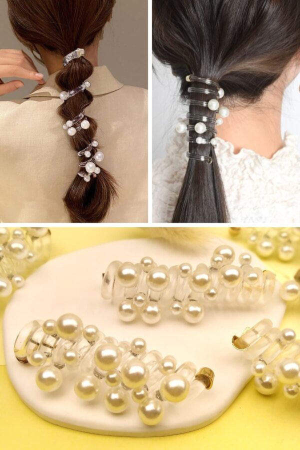 Korean Pearl Spiral Band