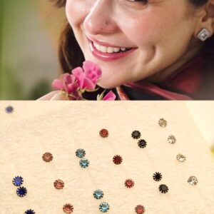 Indian Mohini Zircon Nose Pin