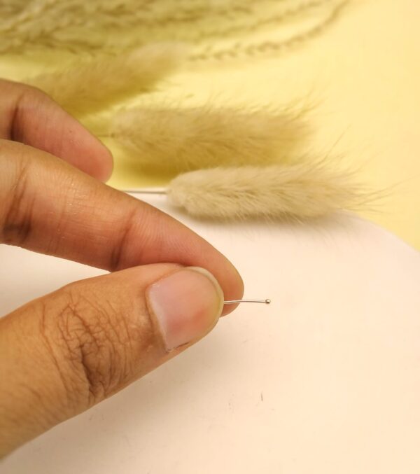 Indian Mohini Zircon Nose Pin - Image 4