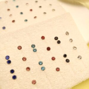 Indian Mohini Zircon Nose Pin