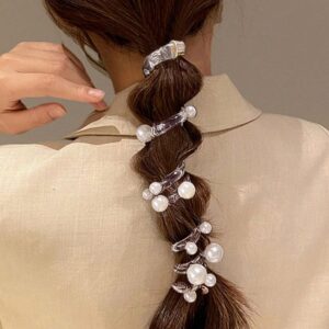Korean Pearl Spiral Band