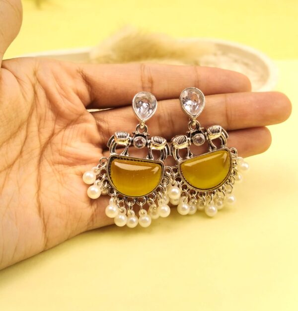 Indian Jahan'Ara Earrings - Image 2