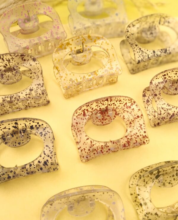 Dotty Acrylic Hair Claws