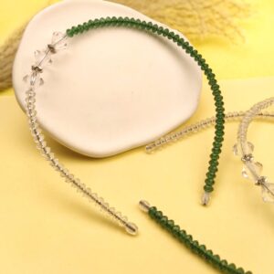 Crystal Green Hair Band
