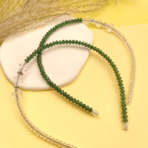 Crystal Green Hair Band