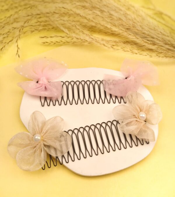 Floral Metal Comb - Image 3