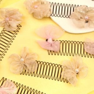 Floral Metal Comb