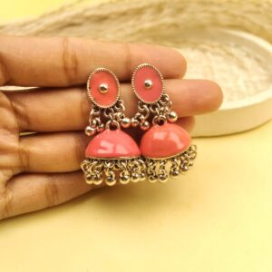 Kasori Meena Jhumkay with Studs