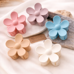 Jasmine Floral Mate Hair Claws (Cool Colors)